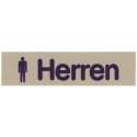 Wortschild HERREN