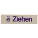 Wortschild ZIEHEN