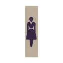 Schild FRAU (Symbol)
