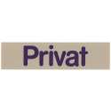 Wortschild PRIVAT