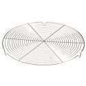 Gitter Rund, verchromt mit Fsschen 36cm