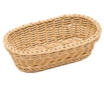 Brotkorb oval 28x16cm H8cm, waschbar