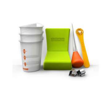 Quick Tablett, Becher, Stab, Formen Tools