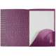 Portfolio Mappe mit 6 Sichthllen und Seitenfach violett Kro