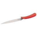 Universalmesser m. Wellenschliff keramik weiss/rot 21 cm