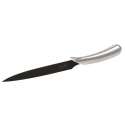 Universalmesser m. Wellenschliff keramik schwarz/chrom 21 cm
