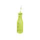 Soda Flasche m. Trinkhalm 70 cl, kiwi/weiss