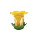 Teefilter mit Unterteller Blumen gelb/grn 10x9 cm