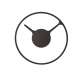 Stelton Classic Time Uhr, schwarz,  22 cm