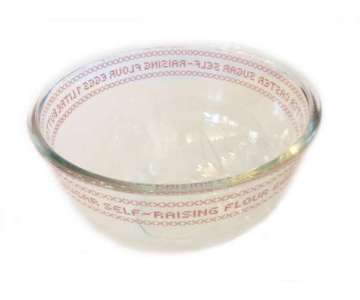 Rhrschssel rot, 2l, Glas