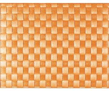 PP-Tischset gewebt, eckig, orange, 30x40 cm