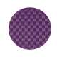 PP-Tischset gewebt, rund, pflaume,  36 cm