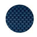 PP-Tischset gewebt, rund, kobaltblau,  36 cm