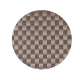 PP-Tischset gewebt, rund, taupe,  36 cm