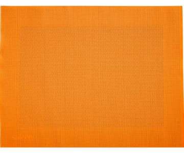 Tischset Rahmen, eckig, orange, 32x42 cm