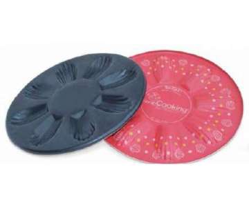 Kuchenform rund Madeleine mit Antihaftbeschichtung 27.5 cm