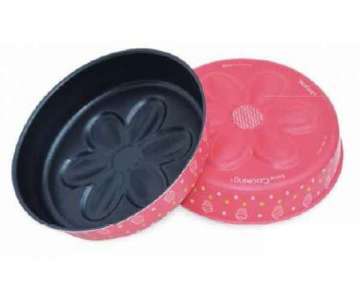 Kuchenform rund Blume mit Antihaftbeschichtung 24 cm