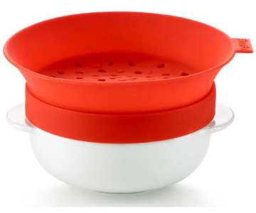 Oatmeal Kocher 6 dl, rot, 17.6x16.4x10 cm