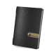 Menkarte MM A5 schwarz Strauss Lederschild menu