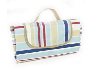 Picknickdecke blau gestreift, PP
