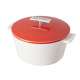 Kasserolle rund 13 cm, 50 cl, rot, Ind. (NEU)