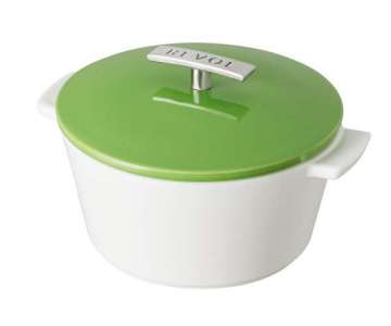 Kasserolle rund 13 cm, 50 cl, grn, Ind. (NEU)