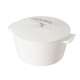 Kasserolle rund 13 cm, 50 cl, Satinweiss, Ind. (NEU)