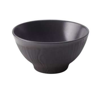 Frhstcksschssel rund, H: 5 cm,  15 cm, Lakritze