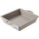 Kuchenform quadratisch, 25.5x25.5x5.6 cm, Sesam-grau