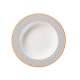 Suppenteller rund 30 cl, H: 4 cm,  23 cm, weiss Louise