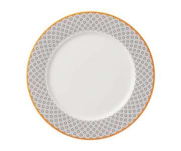 Dessertteller rund, H: 2 cm, � 21 cm, weiss Louise