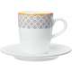 Lipari Espressotasse m. Untertasse, 12 cl, weiss Louise