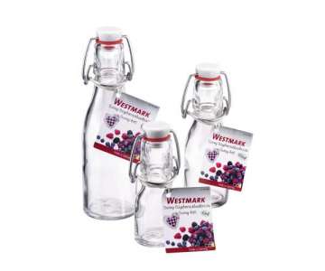 Bgelverschlussflasche 100 ml, rund, m. Anhnger