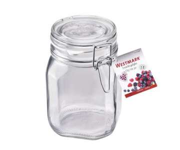Drahtbgelglas 2 l, m. Gummiring