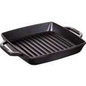 American Grillpfanne quadr., schwarz, 23x23 cm
