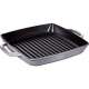 American Grillpfanne quadr., grau, 28x28 cm