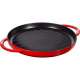 Pure Grillpfanne rund, kirschrot 30 cm