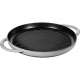 Pure Grillpfanne rund, grau 30 cm