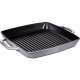 American Grillpfanne quadr., grau, 33x33 cm