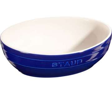 Keramik Schssel 2-er Set, blau, 23/27 cm