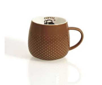 Raindrop Kaffeetasse braun, 3.2 dl