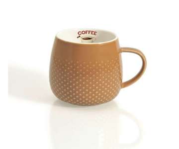 Raindrop Kaffeetasse h-braun, 3.2 dl