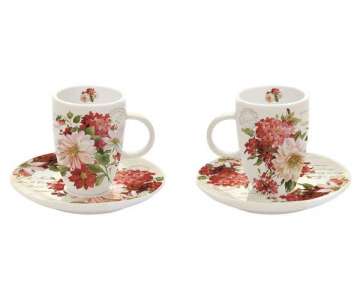 Season Flowers Espressotassen 2er Set 50 ml in GB