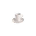 Stella Espresso Obertasse+Untertasse 0.8dl weiss
