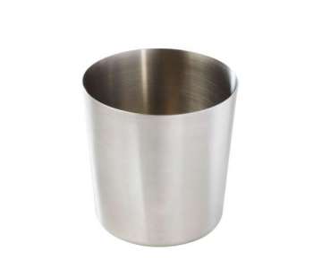 Pommes Frites Schale,  9 cm, H: 8.5 cm, Edelstahl