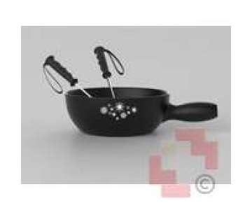 Kaltenbach Fondueset Ski schwarz