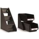 Besteckboxhalter schwarz 3er