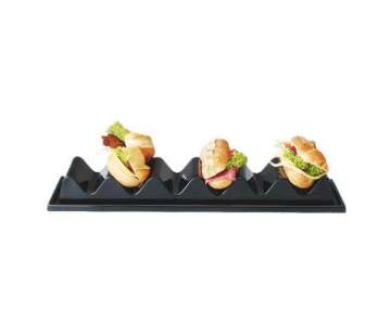 Snackpresenter, ca. 60 x 19.5 cm, H 8 cm