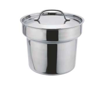 Bain-Marie Topf, ca. 20cm, H 18cm, 4.5 lt mit Deckel