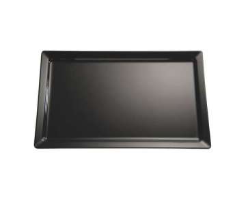 Tablett / Sushiplatte -PURE-, ca. 53 x 18 cm. H 3 cm,schwarz